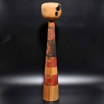 Amazon | 超特大60cm 創作こけし 石原日出男 『 雛芥子（ひなげし