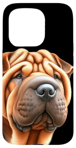 Shar Pei Dog x Chinese Shar Pei Case for iPhone 15 Pro