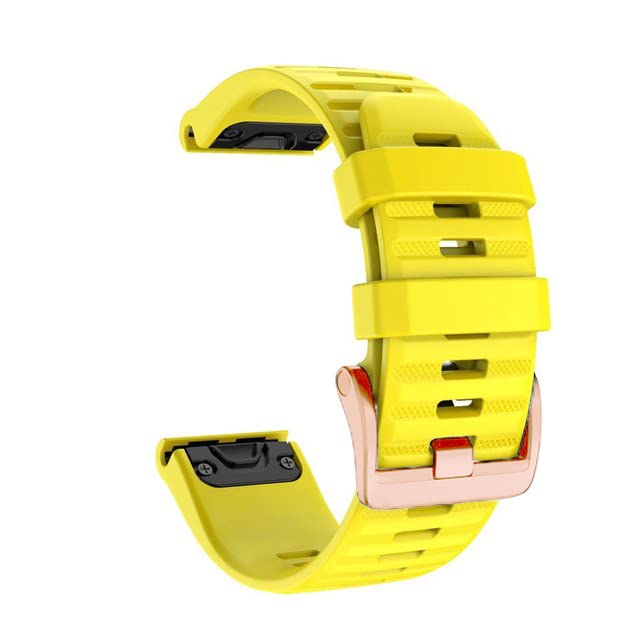 Correa de silicona elegante para Garmin Fenix 5X Plus y MK2S