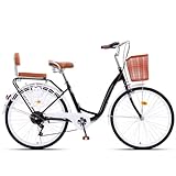 Telaio: telaio classico con scavalco basso, la sua altezza perfetta consente di salire e scendere dalla bici in modo facile ed eloquente. È realizzata con un telaio in acciaio al carbonio leggero e ad alta resistenza che ne rinforza la struttura.