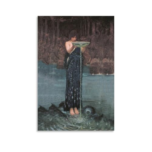 Toile John William Waterhouse Ceres Invidiosa : grande décoration murale salon 40x60