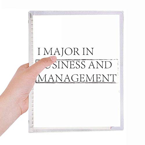 Cahier à spirale rechargeable Business and Management bloc-notes bloc de feuilles mobiles
