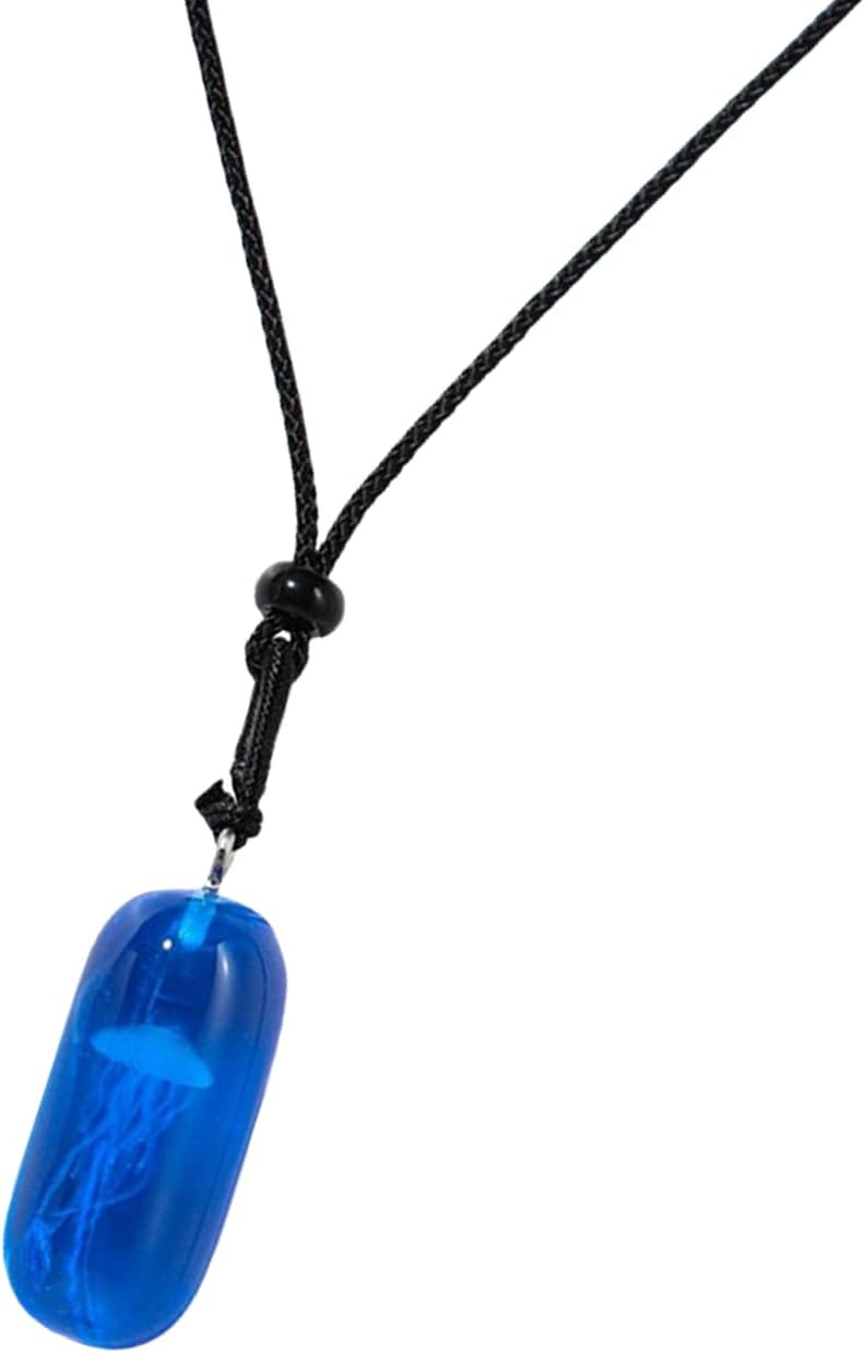 Multipurpose Glowing Jellyfish Pendant Necklace Featuring Elegant Designs Accessory for Unique Oceanics Inspired Styles