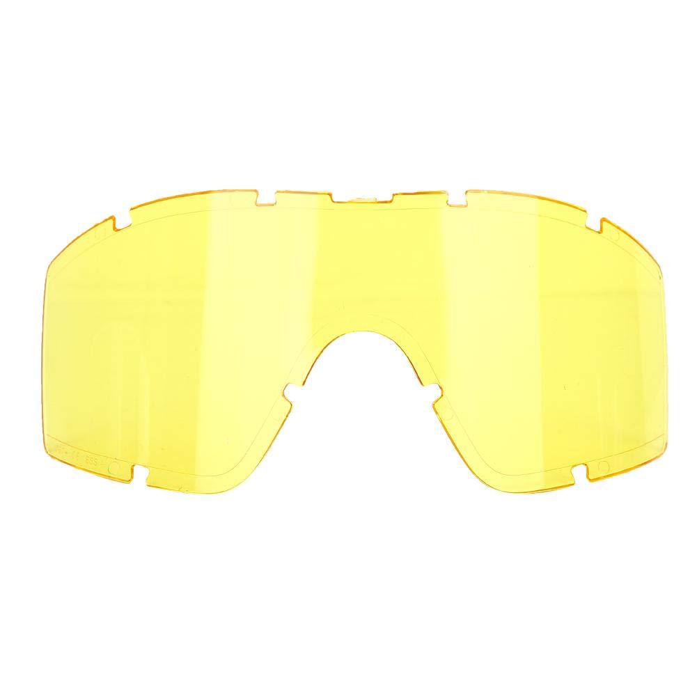 Alomejor Occhiali tattici Occhiali di protezione anti-appannamento anti-appannamento con 3 lenti di spettacolo di protezione per ciclismo guida paintball tattico softair sci (nero)