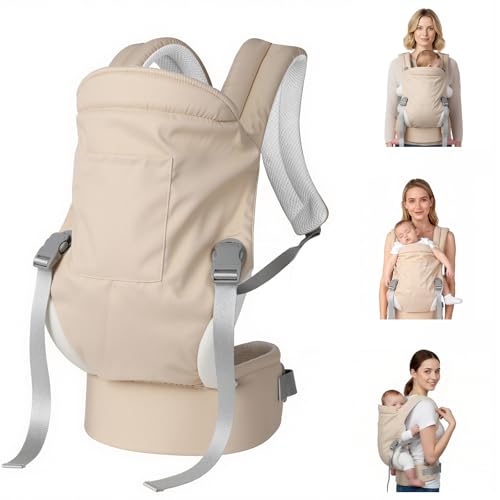 CycleMore Baby Carrier Newborn to Toddler - Soft Structured Carrier with Hip Healthy Design, 3 Carry Positions Options, Ergonomic Backpack Design with...