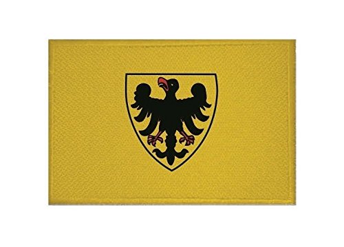 Toppa Patch Nome Militare 2 testi con bandiera Italiana 76mm
