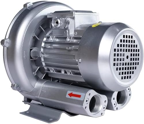 High-Pressure Regenerative Blower 1100W - Vortex Ring Vacuum Pump for Air Blowing & Suction, 120W-750W Options for Aquaculture, Industrial, & Commercial Use