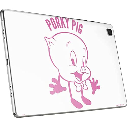 Skinit Tablet Decal Skin Compatible with Samsung Galaxy Tab A7 (2021) - Officially Licensed Warner Bros Porky Pig Big Head Design