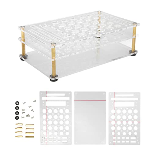 Screwdriver Rack, M61 B Acrylic Screwdriver Organizers Multifunction Maintenance Tool Storage Rack for Screwdrivers, Chip pickers, Tweezers, Mobile Phones