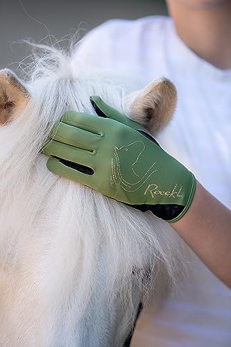 Roeckl Sports equestrian gloves TRYON, kids&youngst. summer riding glove, pesto 6 - Image 3