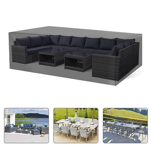Housse de canapé extérieur résistant aux intempéries en textile de haute densité - 5