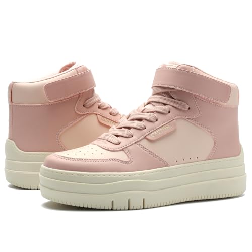Image of Cestfini High Top Platform Sneakers for Women,Fashion Tennis Shoes