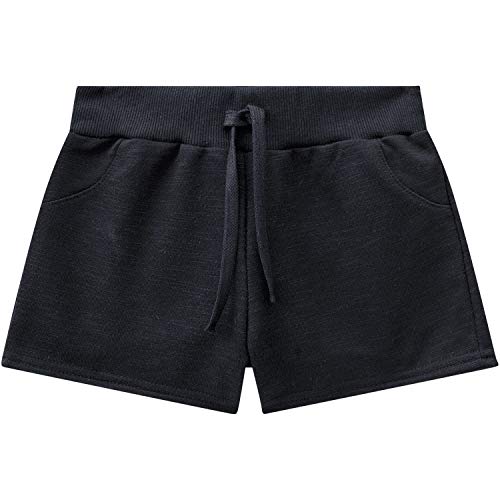 Shorts Básico, Kyly, Meninas, Preto, 6