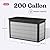 Keter Denali 200 Gallon Resin Large Deck Box with Double Wall 20mm Panels - Paintable and Drillable-Organization and Storage for Patio Furniture and Outdoor Items, Grey & Black