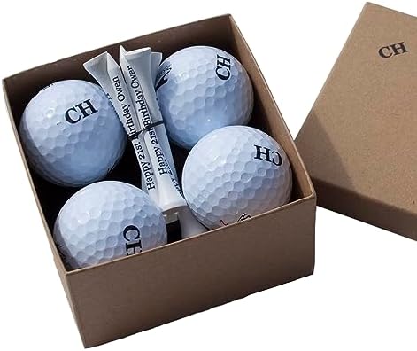Personalised Golf Balls and Tees Gift Set, Gift for Golfers.