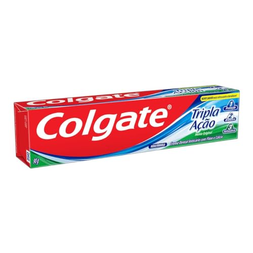 Colgate Tripla Ação Menta Original - Creme Dental, 90G
