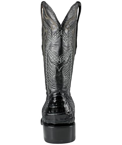 El General Authentic Caiman Belly Leather Cowboy Western Boots 1373