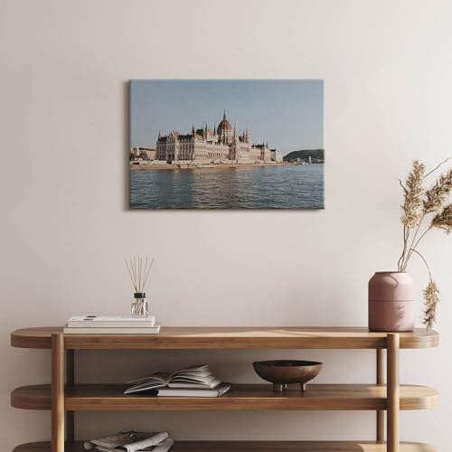 Image sur Toile Budapest Pour Habiller un Mur Blanc Décoration 60x40