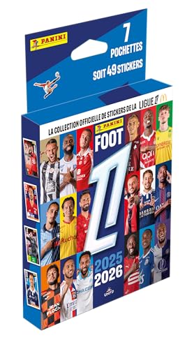 Panini FOOT 2025-26 LIGUE 1 McDONALD'S Blister 7 pochettes de 7 stickers