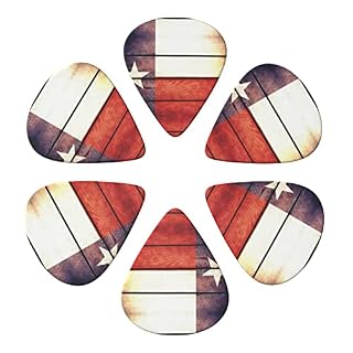 Lot de 6 médiators pour guitare acoustique, électrique, basse, ukulélé Motif drapeau américain - Les Beatles, Paul McCartney, John Lennon, RIngo Starr, George Harrison Lot de 6 médiators pour guitare acoustique, électrique, basse, ukulélé Motif drapeau américain – Image 4