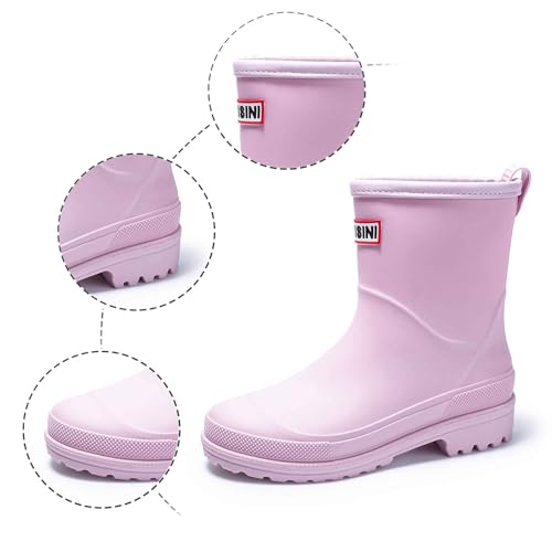 Botas de lluvia cómodas para el uso diario invernal de la mujer urbana 5