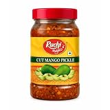 Ruchi Magic Cut Mango Pickle – Authentic South Indian Style | 65% Mango Pieces | Tangy & Spicy Traditional Taste | Perfect Addition to Indian Meals – 1 kg