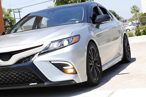 Kit de luces LED antiniebla amarillo ámbar para Toyota Camry 2018-2020 miniatura 5