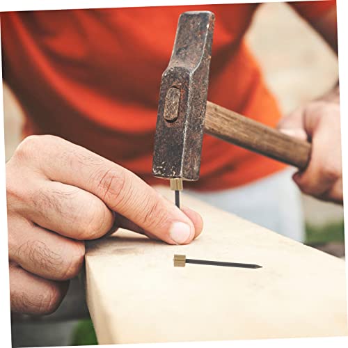 Cubtol 250 Pcs Copper Head Nail Nail Kits Picture Frame Hooks Photo Hanger Roofing Nail Photo Hanging Nails Copper Nail Spikes Nails For Hanging Pictures Copper Caps Nails Furniture Nail #TOP4