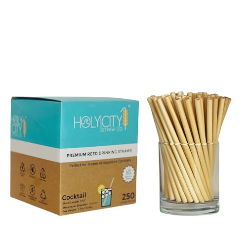 Pitillos Reed Stem de Caña 250 unidades 7-9mm diámetro miniatura 6