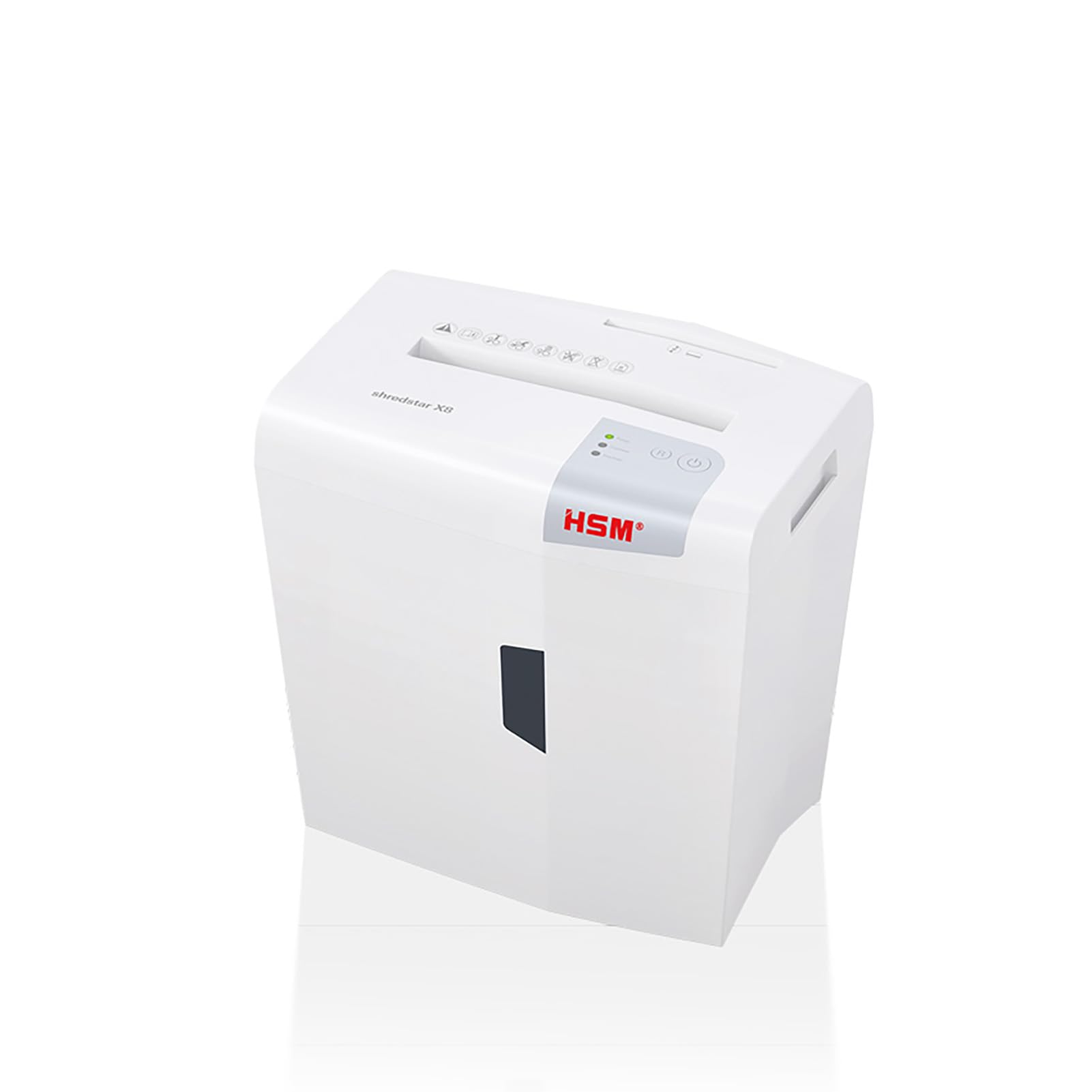 HSM shredstar X8 1044121 Distruggidocumenti da 4,5x30 mm, Bianco argento