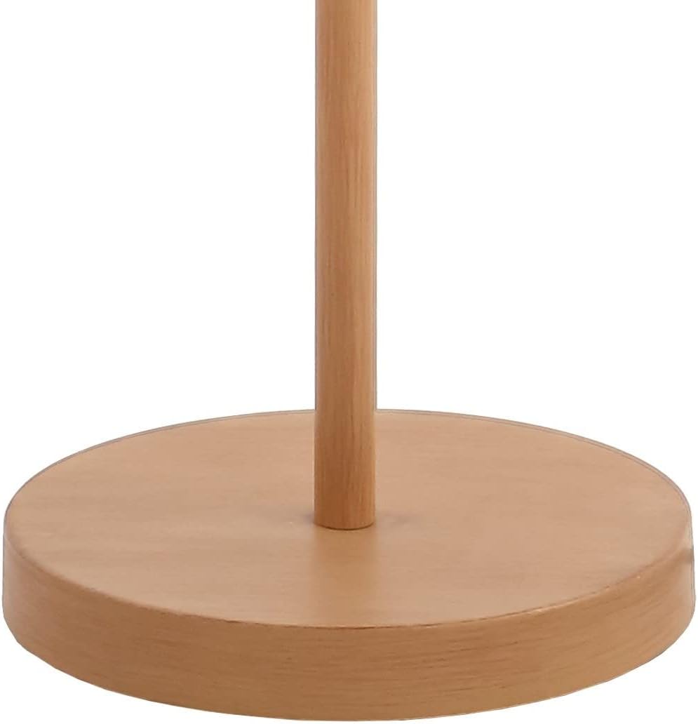 JONATHAN Y JYL3092A Nando 61" 2-Light Coastal Bohemian Iron/Rattan LED Floor Lamp with Pull-Chain Mid-Century, Modern Standing Reading Lamp LED Bulb Included, Brown Wood Finish