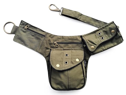 Marsupio Tasca da vita in con chiusura in ottone cotone