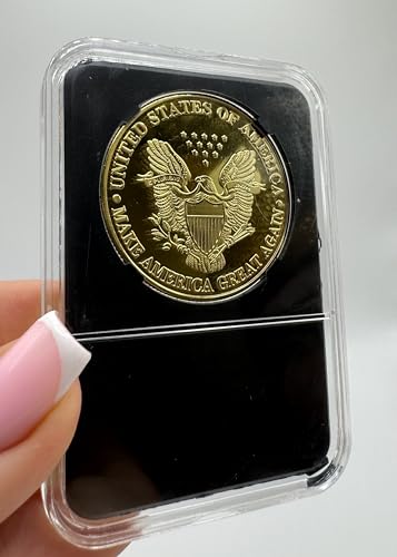 Estuche exhibidor para moneda Trump 2024 miniatura 3