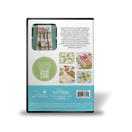 image for Generic Riley Blake Machine Embroidery Patterns: Exclusive Digital Des