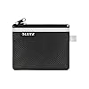 Leitz WOW Reisetui Met 2 Vakken, Nylon Rits, Wasbaar, Ideaal Als Kunststof Portemonnee, Klein (14×10,5 centimeter…