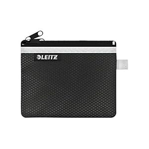 Leitz WOW Reisetui Met 2 Vakken, Nylon Rits, Wasbaar, Ideaal Als Kunststof Portemonnee, Klein (14×10,5 centimeter…