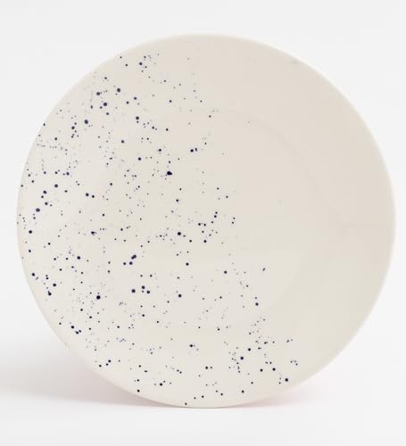 Image of miah decor Ceramic Dinner Plates Set of 6 Handcrafted Dining Plates Full Plates for Home Kitchen and Restaurant Microwave Dishwasher Safe Size 10 Inches