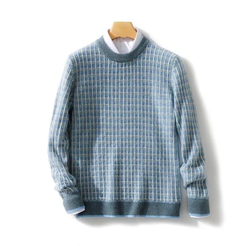 Men O-Neck Merino Wool Knitted Sweater Pullover Cashmere Long Sleeves Soft Casual Top4