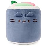 GUND Pusheen Bento Sushi Roll Plush, Squishy Toy, Collectible Plush Toy, Food Plushies, Stuffed Animal for Ages 8 and Up, Blue, 11”