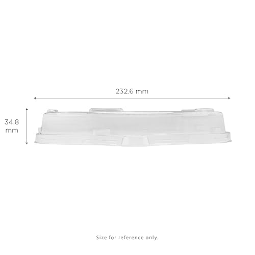 Miniatura 7 de Karat FP-KDL228-PET PET Tapa domo para placas de bagazo de 9" - (caja de 200)