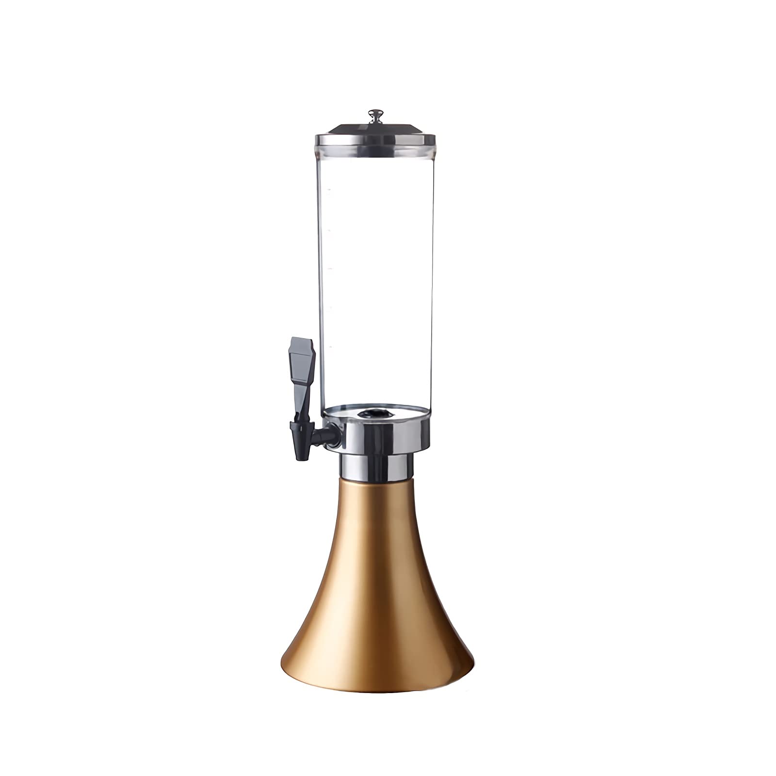 Dispensador de cerveza de mesa con torre transparente de 3L para bar y fiestas en casa