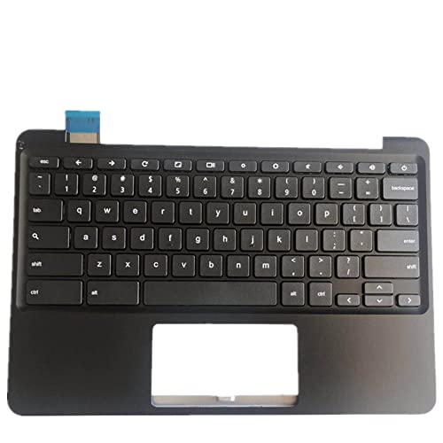 Plastron de rechange avec clavier US pour PC portable ASUS Chromebook C202SA noir