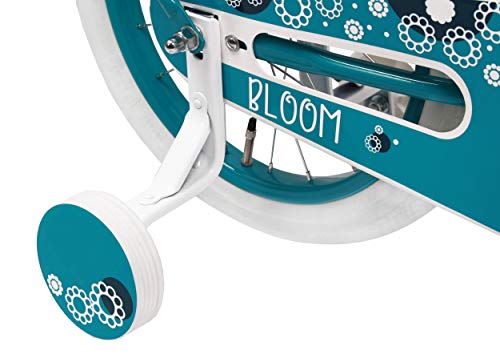 AMIGO Bloom - Kinderfahrrad für Mädchen - 16 Zoll - mit Handbremse, Rücktritt, Gepäckträger Vorne, Lenkerpolster und… – Bild 5