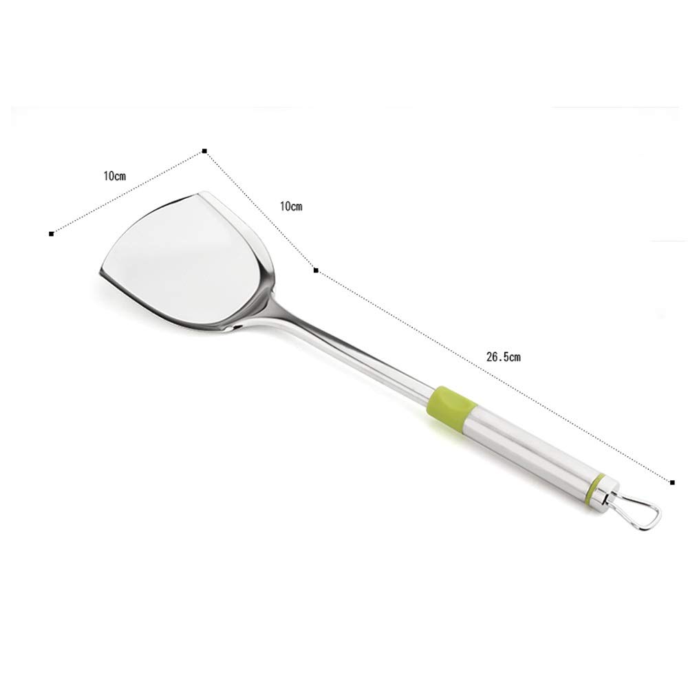 Kochutensilien Kochgeschirr Kochen 9-teiliges Set Edelstahl-Kochutensilien Suppenkelle Löffel Schlitzschaufel Wender Pfannenwender Sieb Pastaheber Küchenutensilien