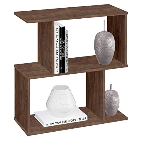 Librería Polini Smart Stand en Forma de S marrón Cover