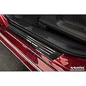 Avisa Schwarz Edelstahl Einstiegsleisten kompatibel mit Toyota Yaris 2020- inkl. Facelift, exkl. GR / Toyota Yaris Cross 2021- / Toyota C-HR II 2023- - 'Special Edition' - 4-teilig