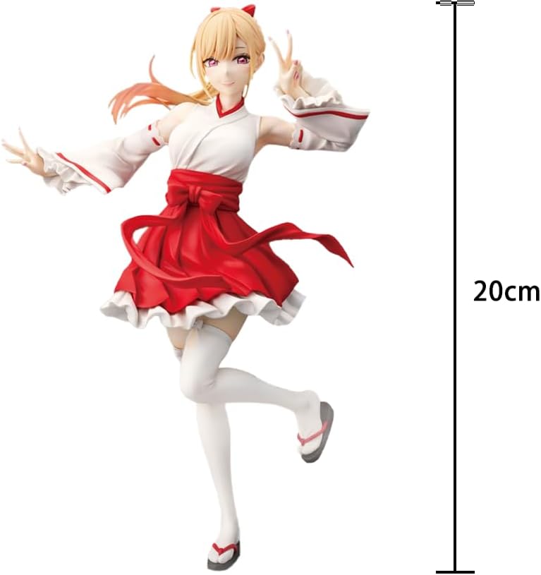 YLQANONG Kitagawa Marin Figures Anime Nikaidou Neon/Inui Sajuna Girl Figure Statues PVC Material Marin Kitagawa Anime Figurine for Fans 20CM
