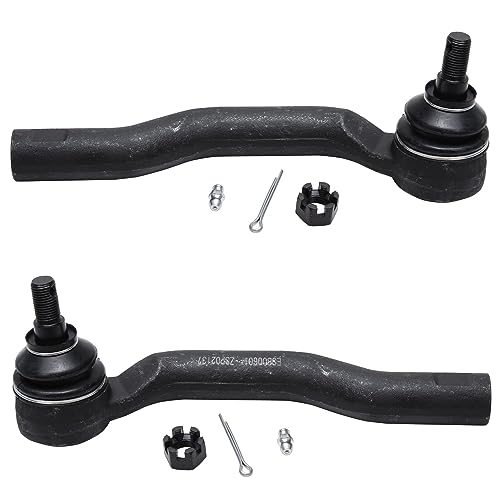 Image of Detroit Axle - Front Lower Control Arms w /Ball Joint Inner and Outer Tie Rods Replacement for 2007-2012 Mazda CX-7-8pc Set