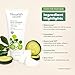 Nourish Organic Moisturizing Face Cleanser for All Skin Types, Watercress + Cucumber Face Wash, Fragrance-Free (6 Oz) + Washable Cotton Round