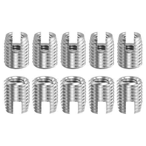 sourcing map Self Tapping Threaded Inserts, 15pcs Cover